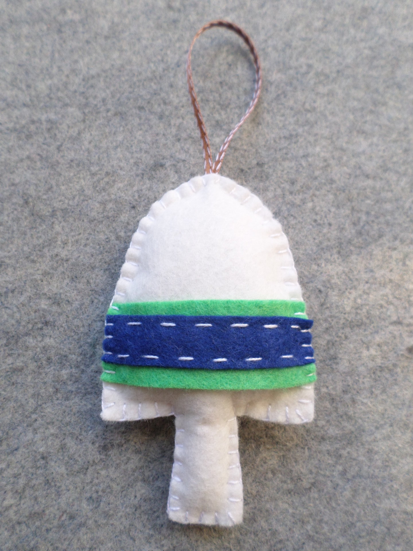 Lobster Buoy Felt Holiday Ornament DIY Kit 