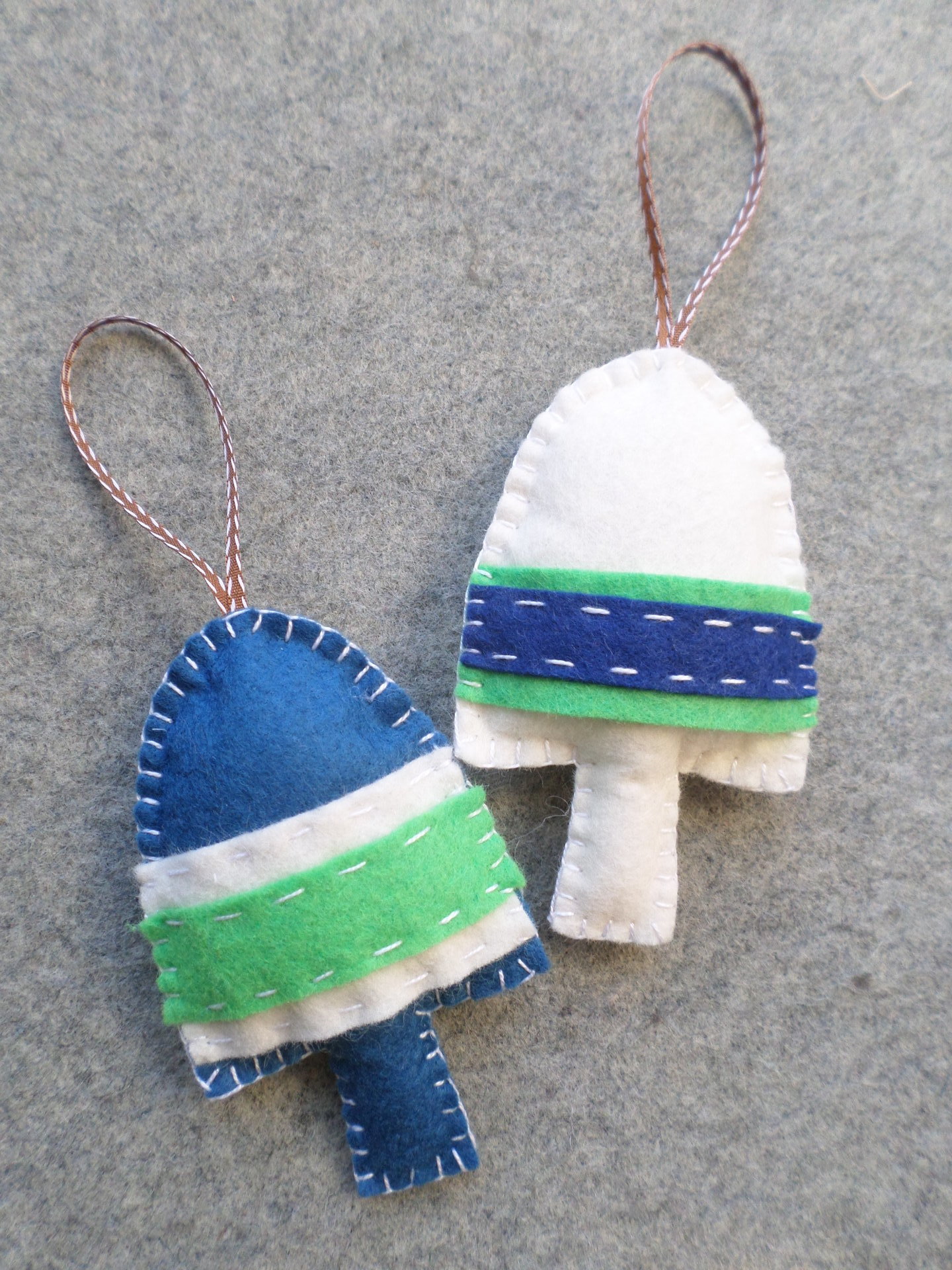 Lobster Buoy Felt Holiday Ornament DIY Kit 