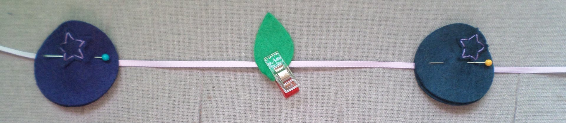 Blueberry Garland DIY Sewing Kit 