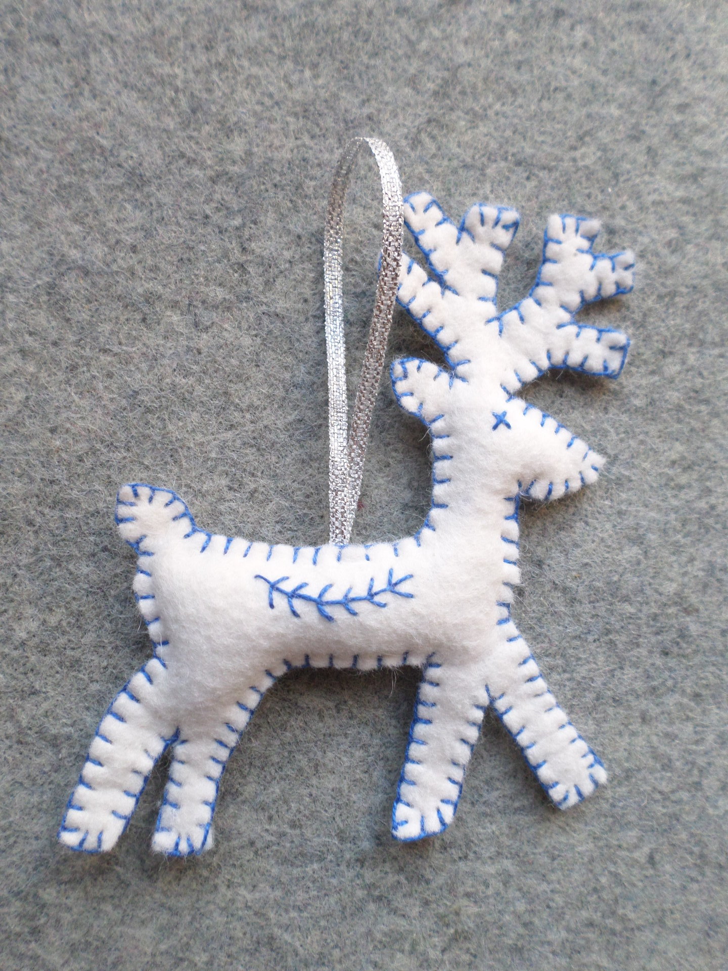 Reindeer Felt Holiday Ornament DIY Kit 