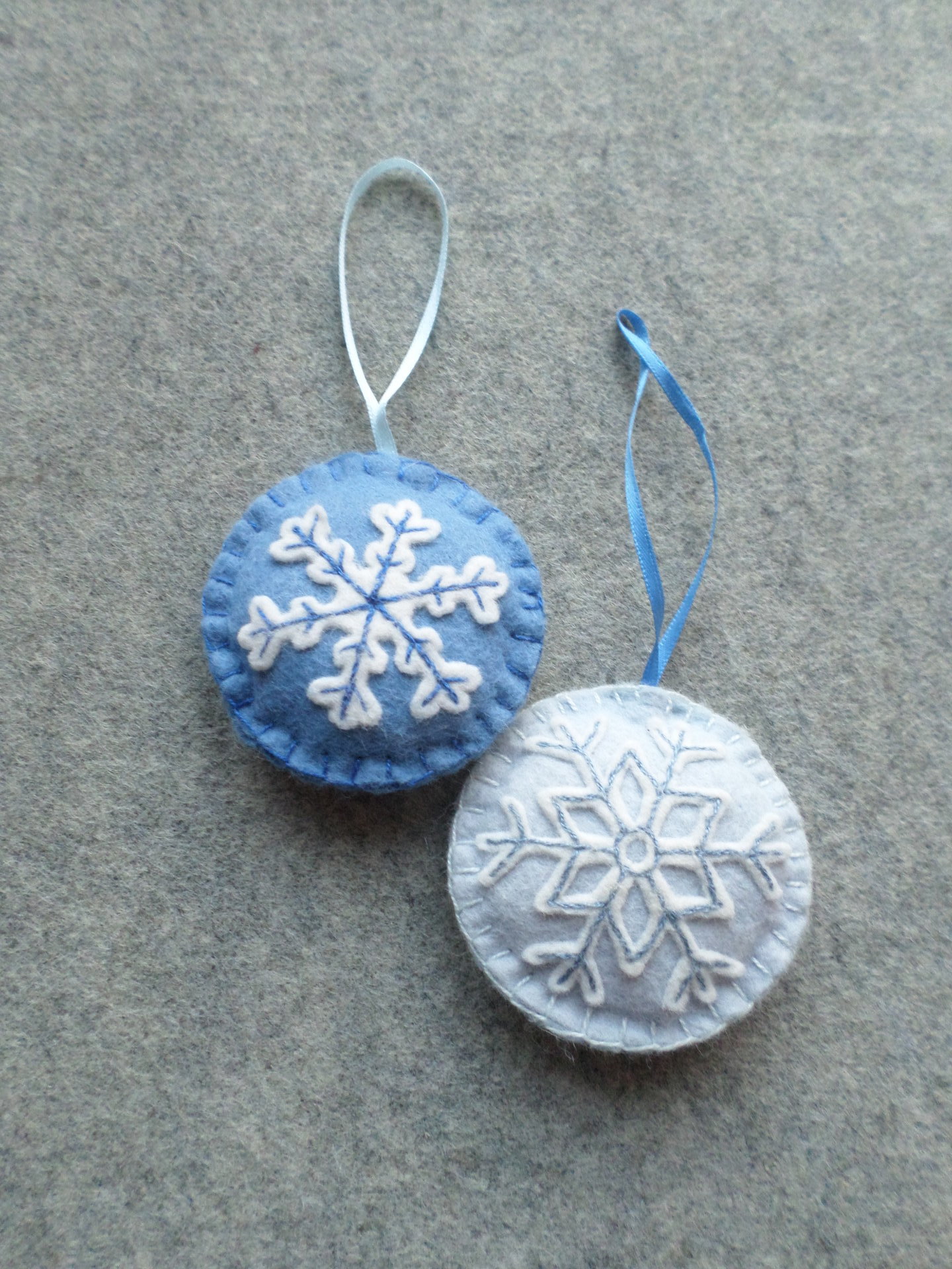 Snowflake Felt Holiday Ornament DIY Kit 