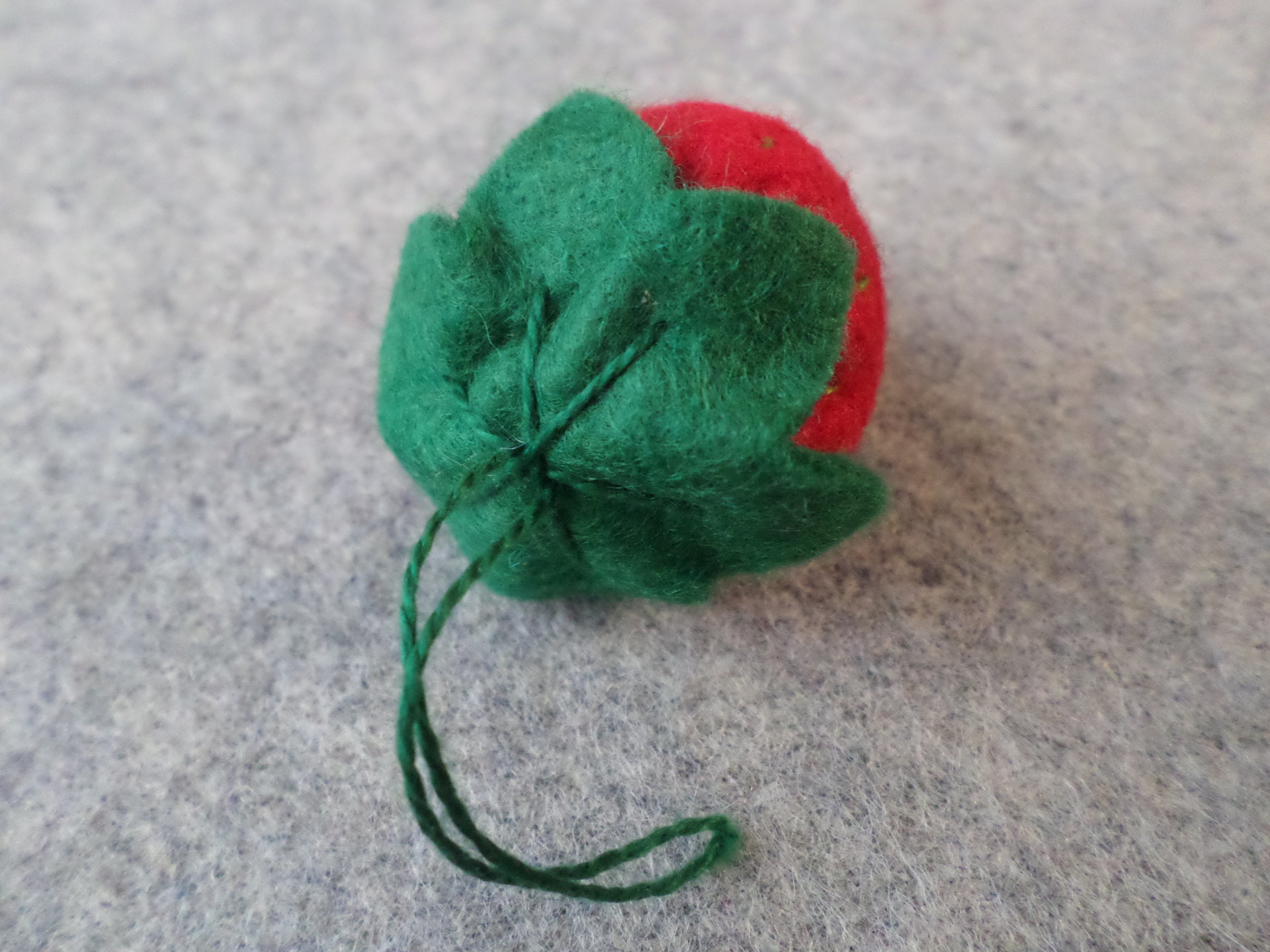 Strawberry Felt Ornament Lavender Sachet