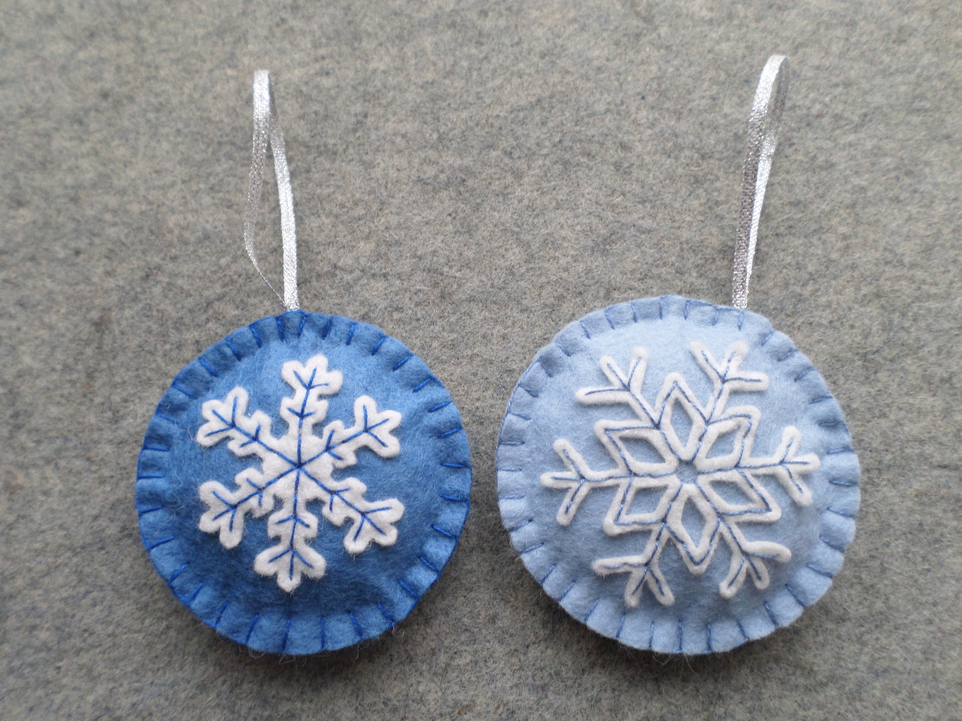 Snowflake Felt Holiday Ornament DIY Kit 