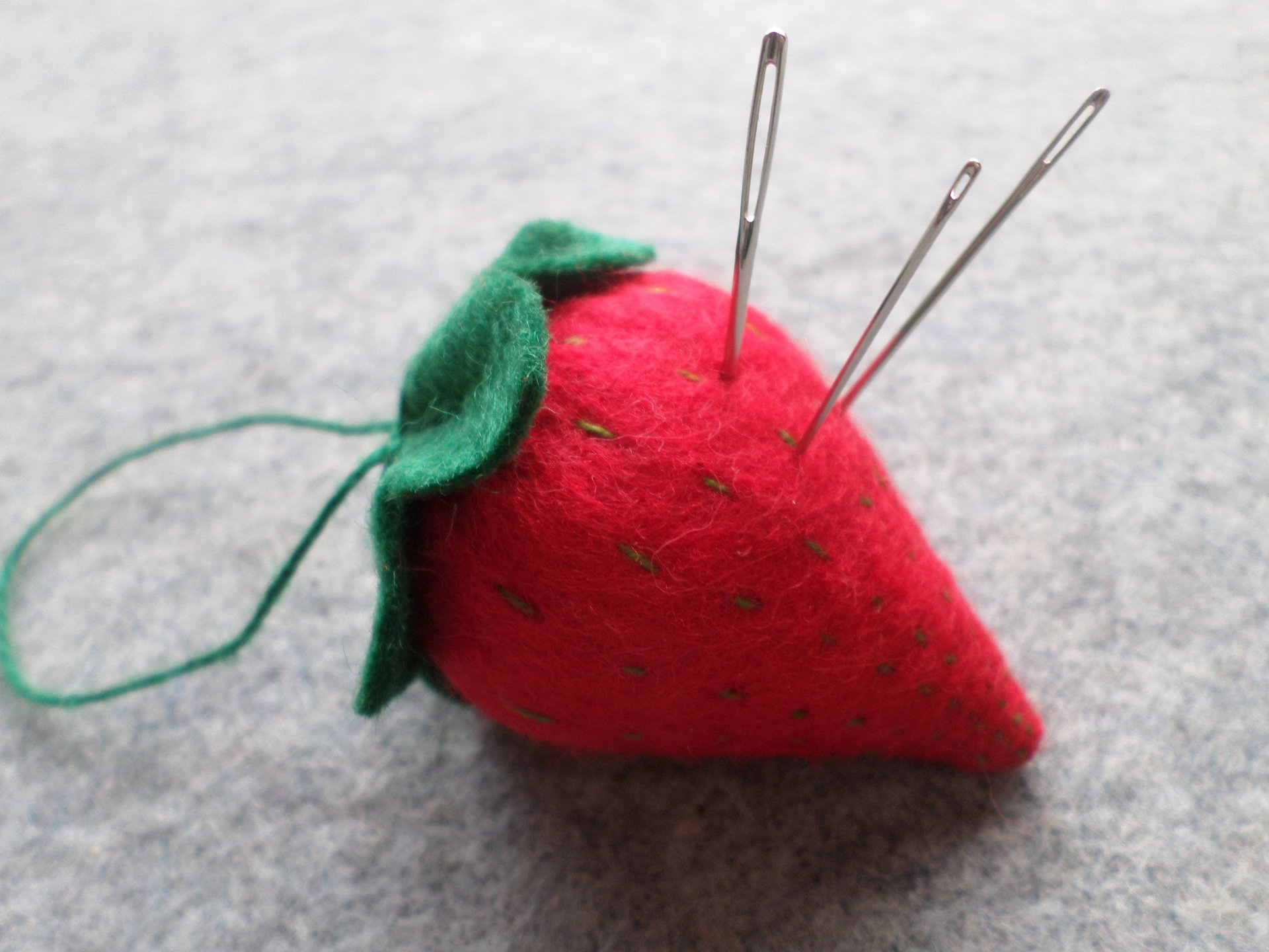 Strawberry Emery Pincushion