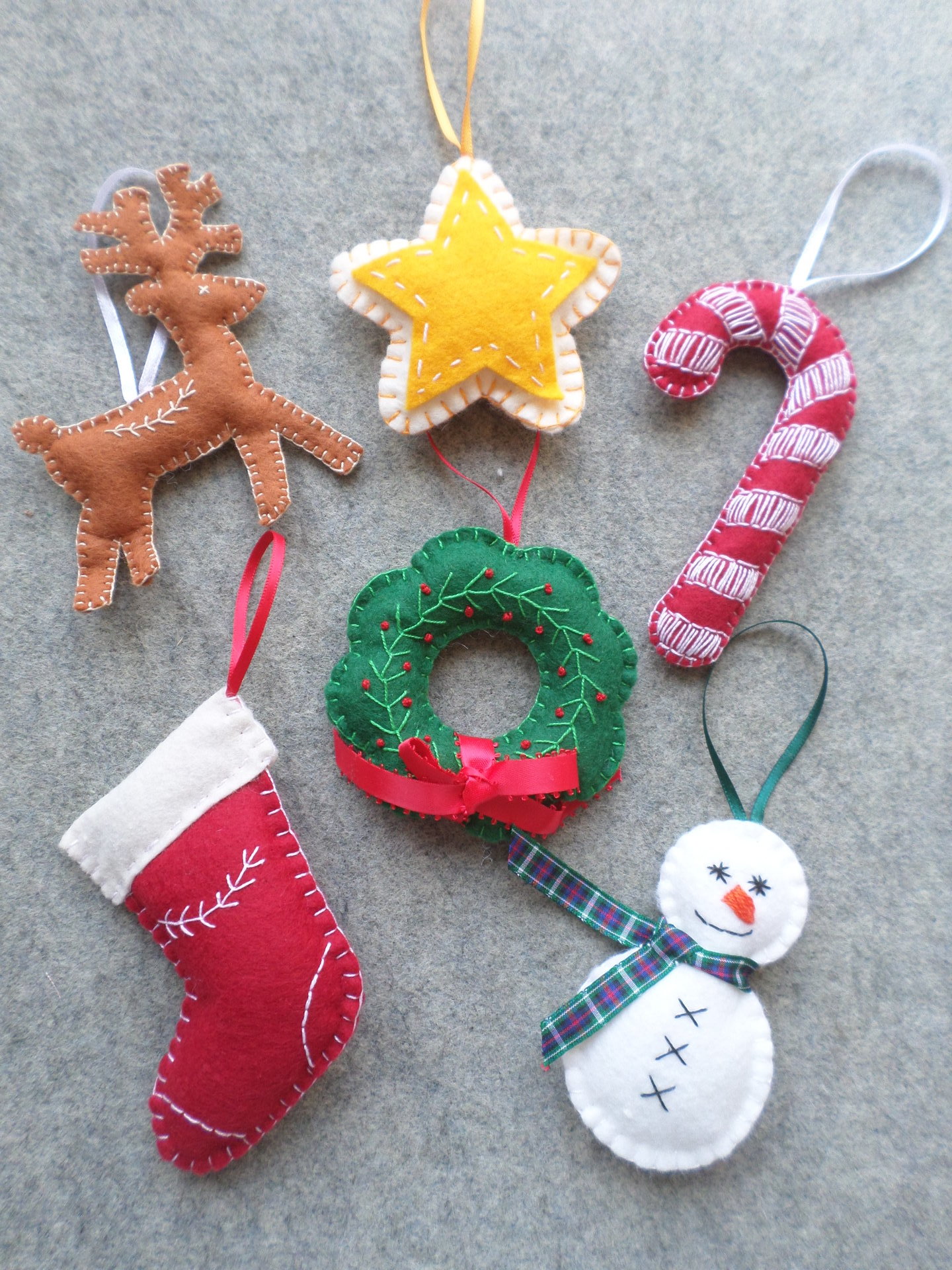 Finished Felt Ornament Made to Order Request