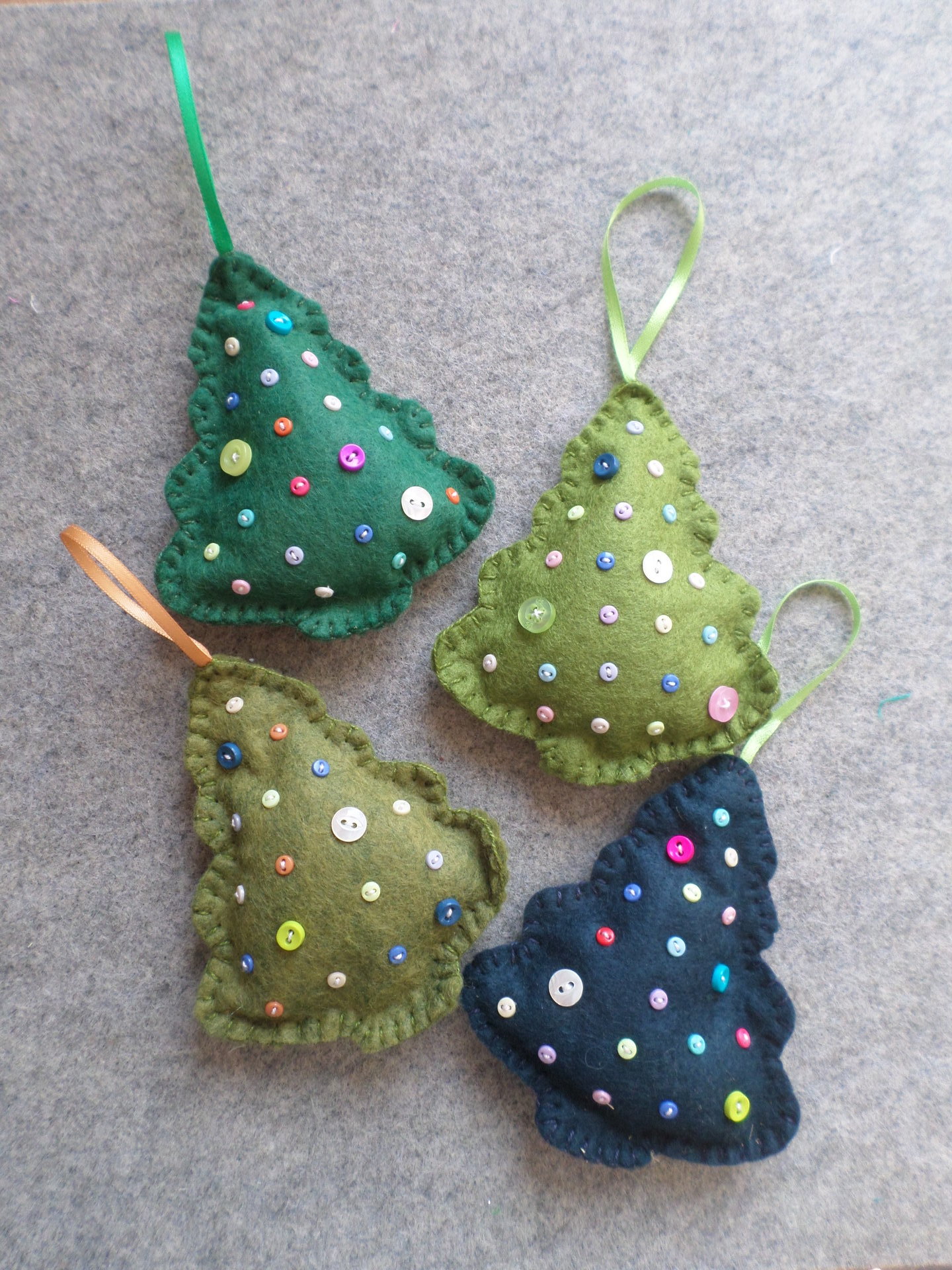Maine Balsam Fir Tree Felt Ornament Sachet
