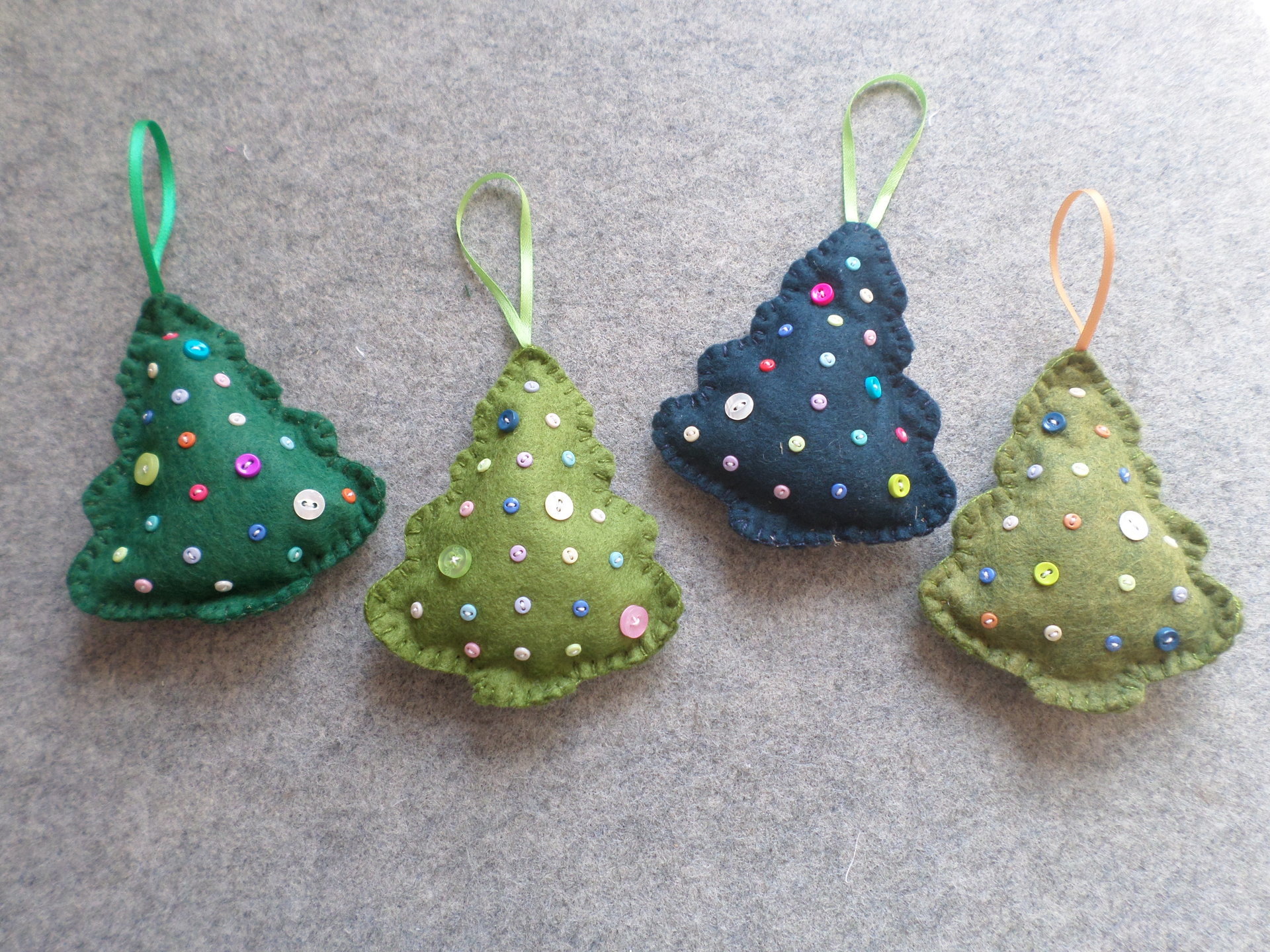 Maine Balsam Fir Tree Felt Ornament Sachet