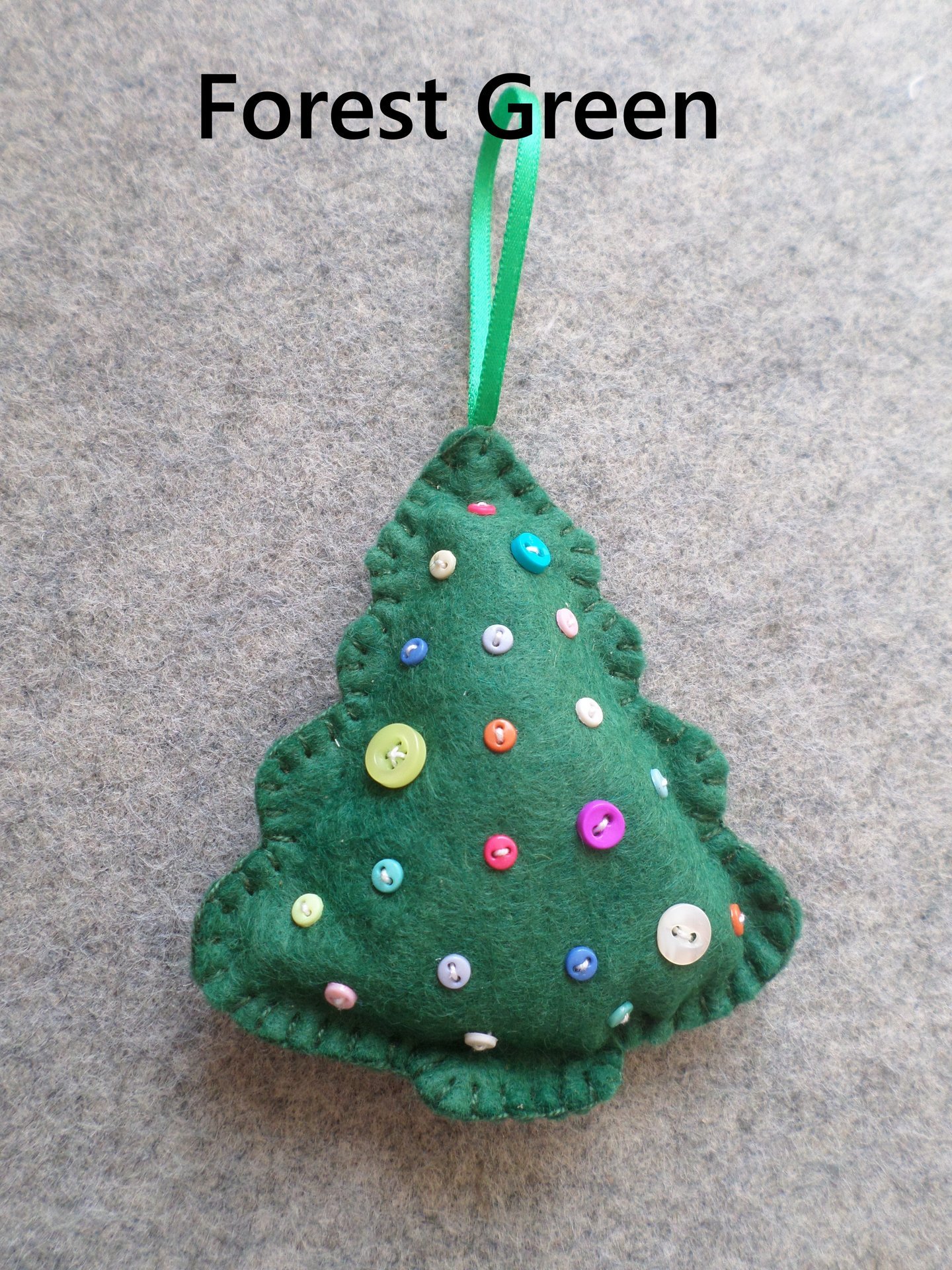 Maine Balsam Fir Tree Felt Ornament Sachet