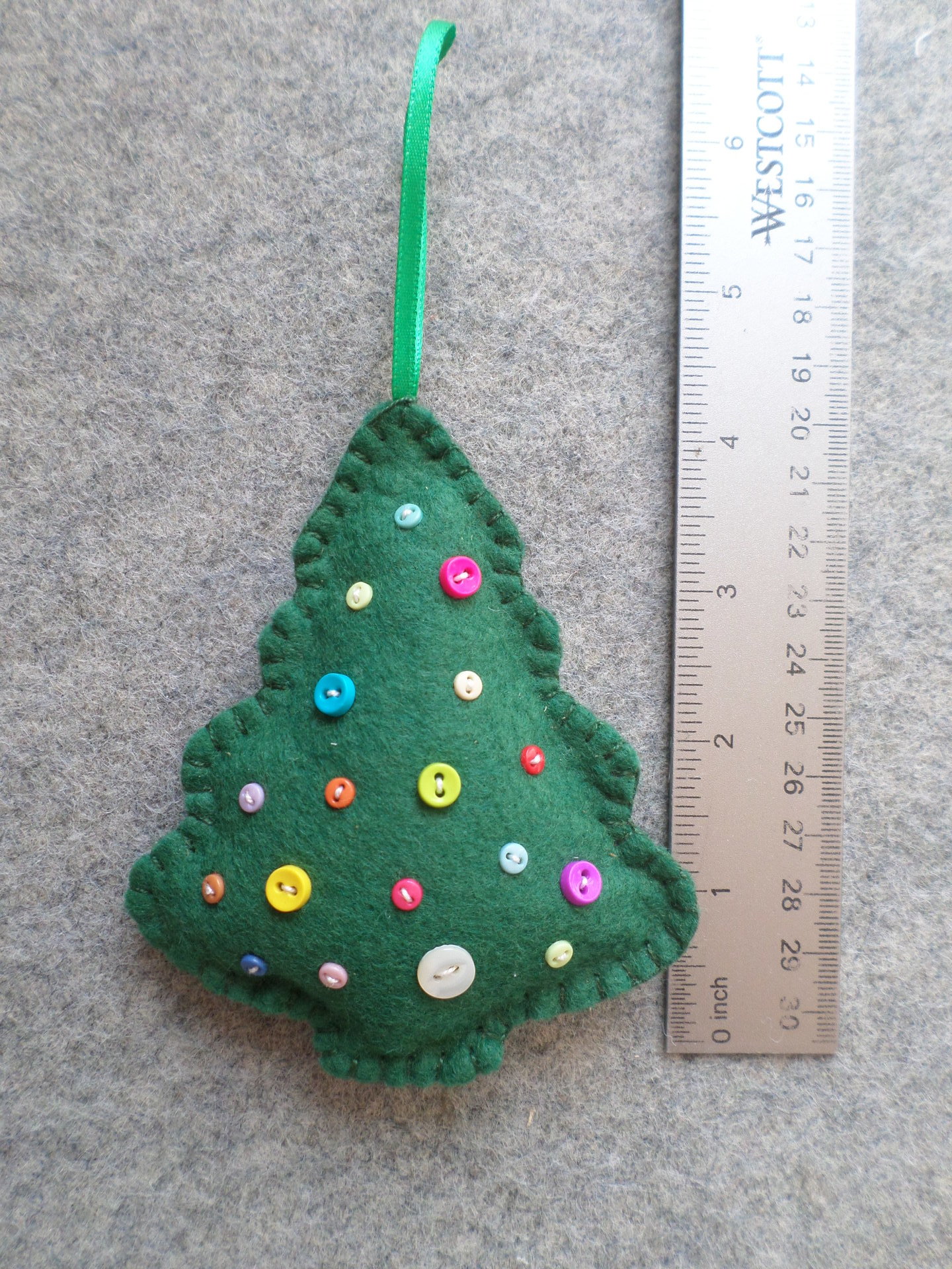 Maine Balsam Fir Tree Felt Ornament Sachet