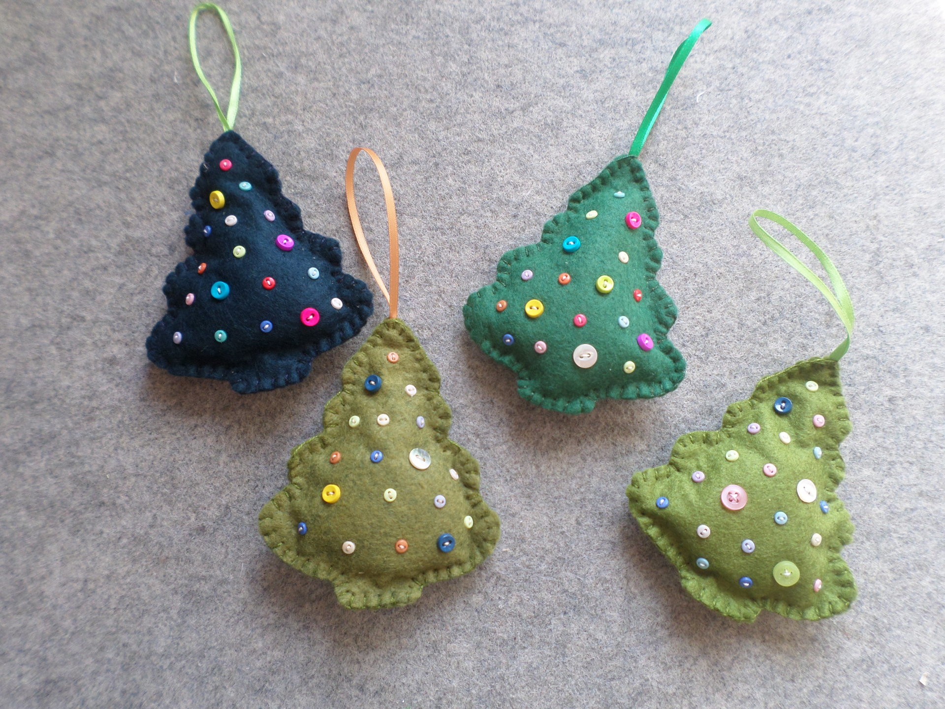 Maine Balsam Fir Tree Felt Ornament Sachet