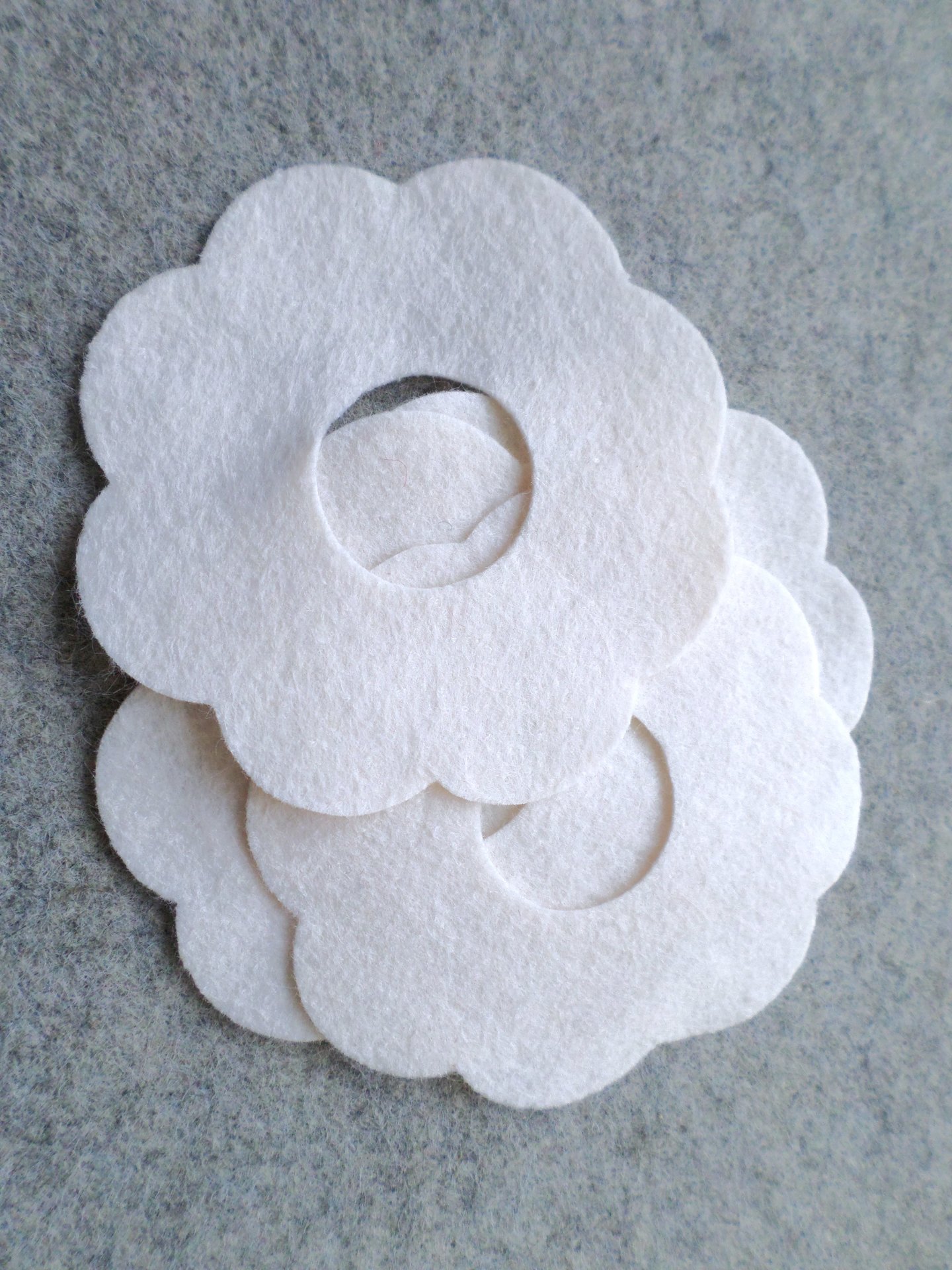 Cut Felt Shapes, 12 Wreath Pieces