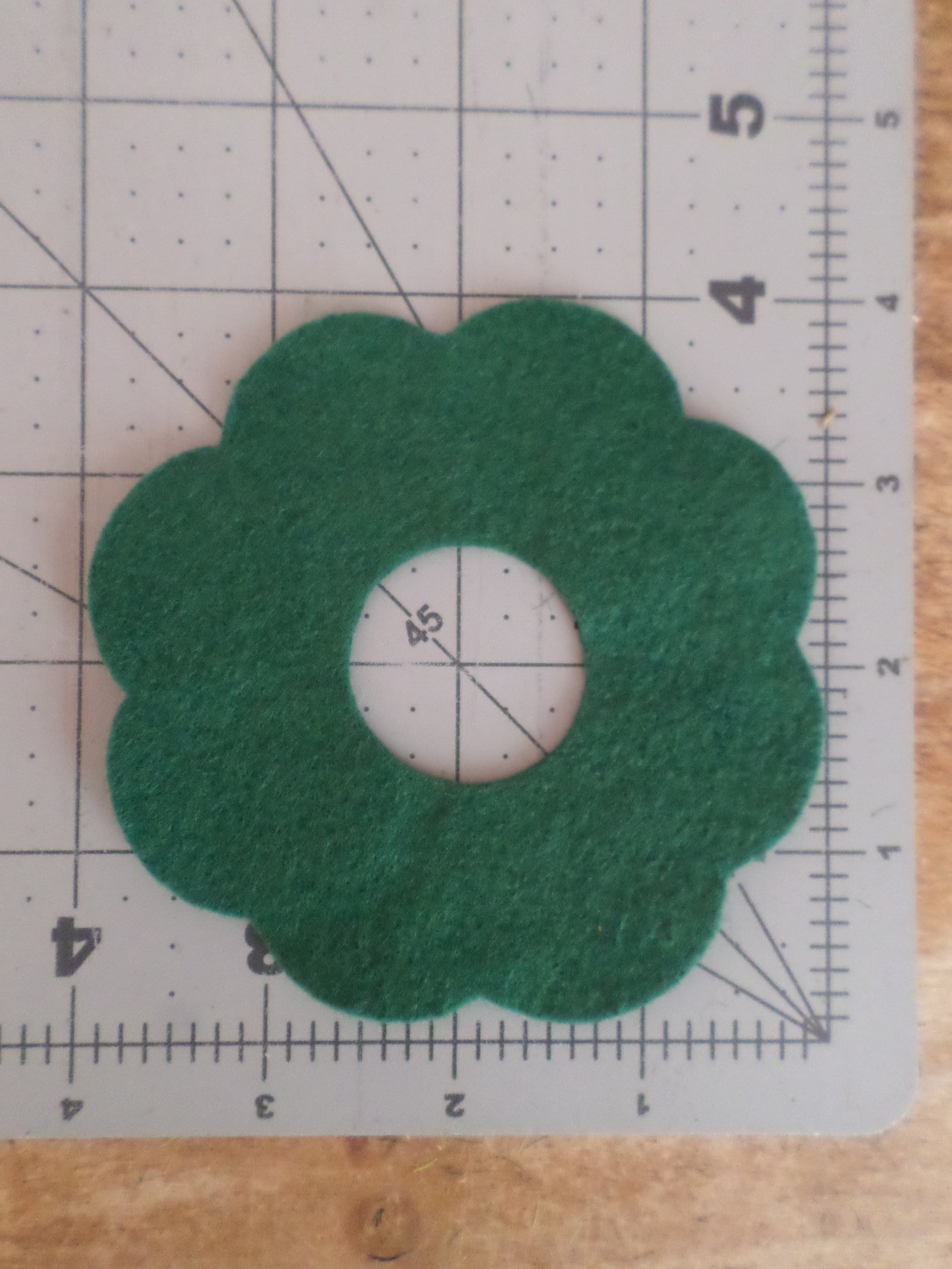 Cut Felt Shapes, 12 Wreath Pieces