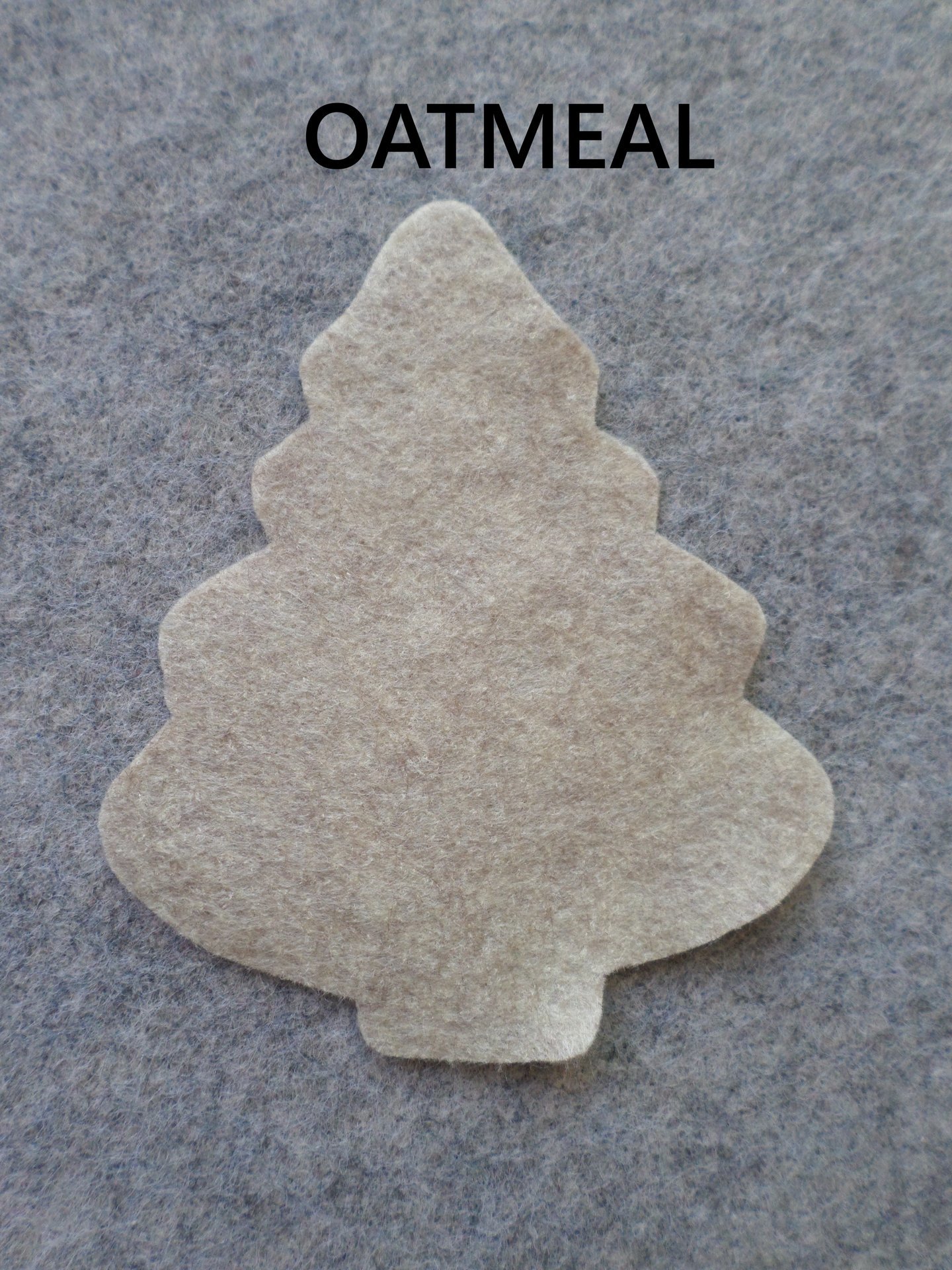 Cut Felt Shapes, 12 Tree Pieces