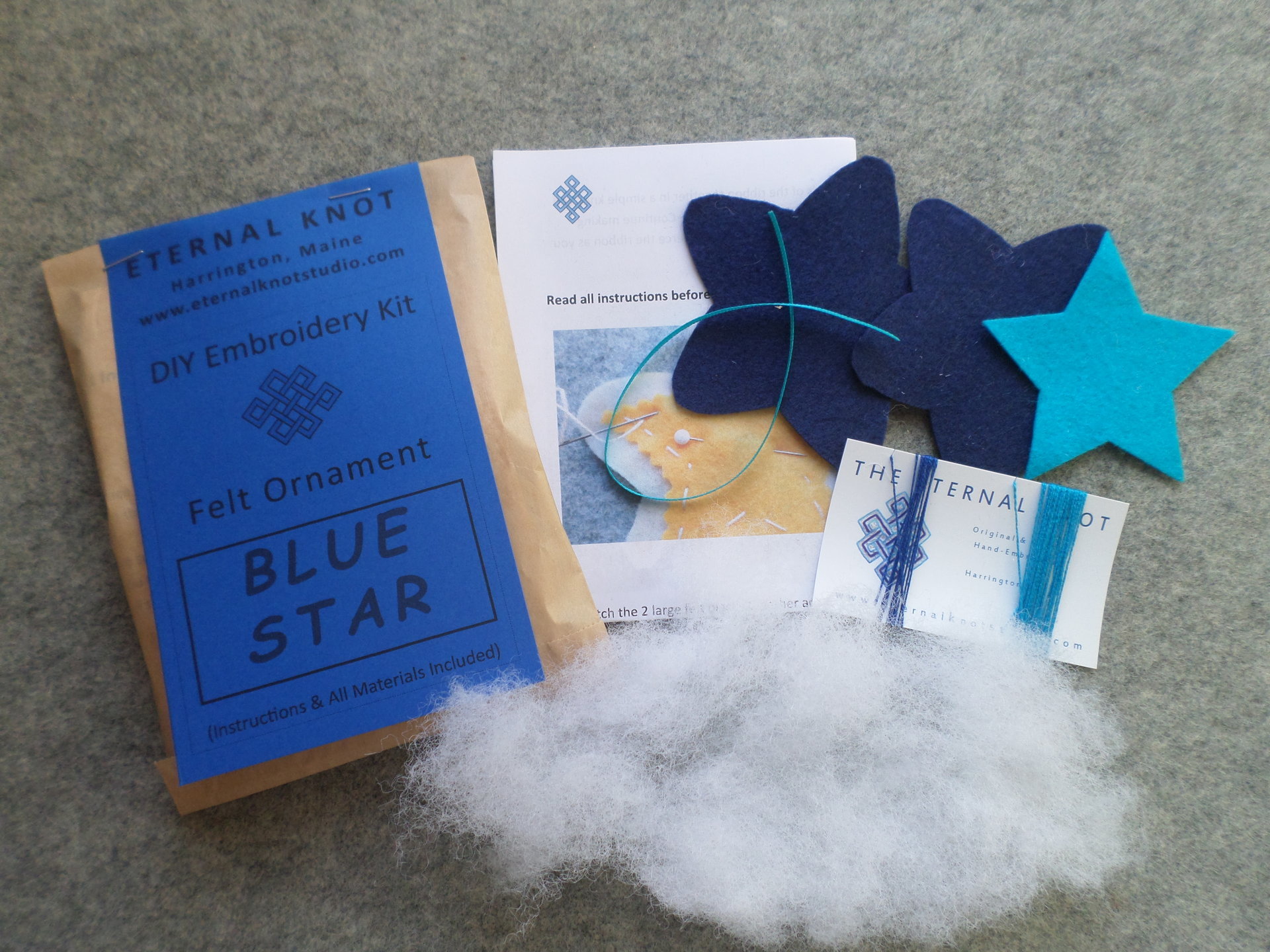 Star Felt Holiday Ornament DIY Kit 