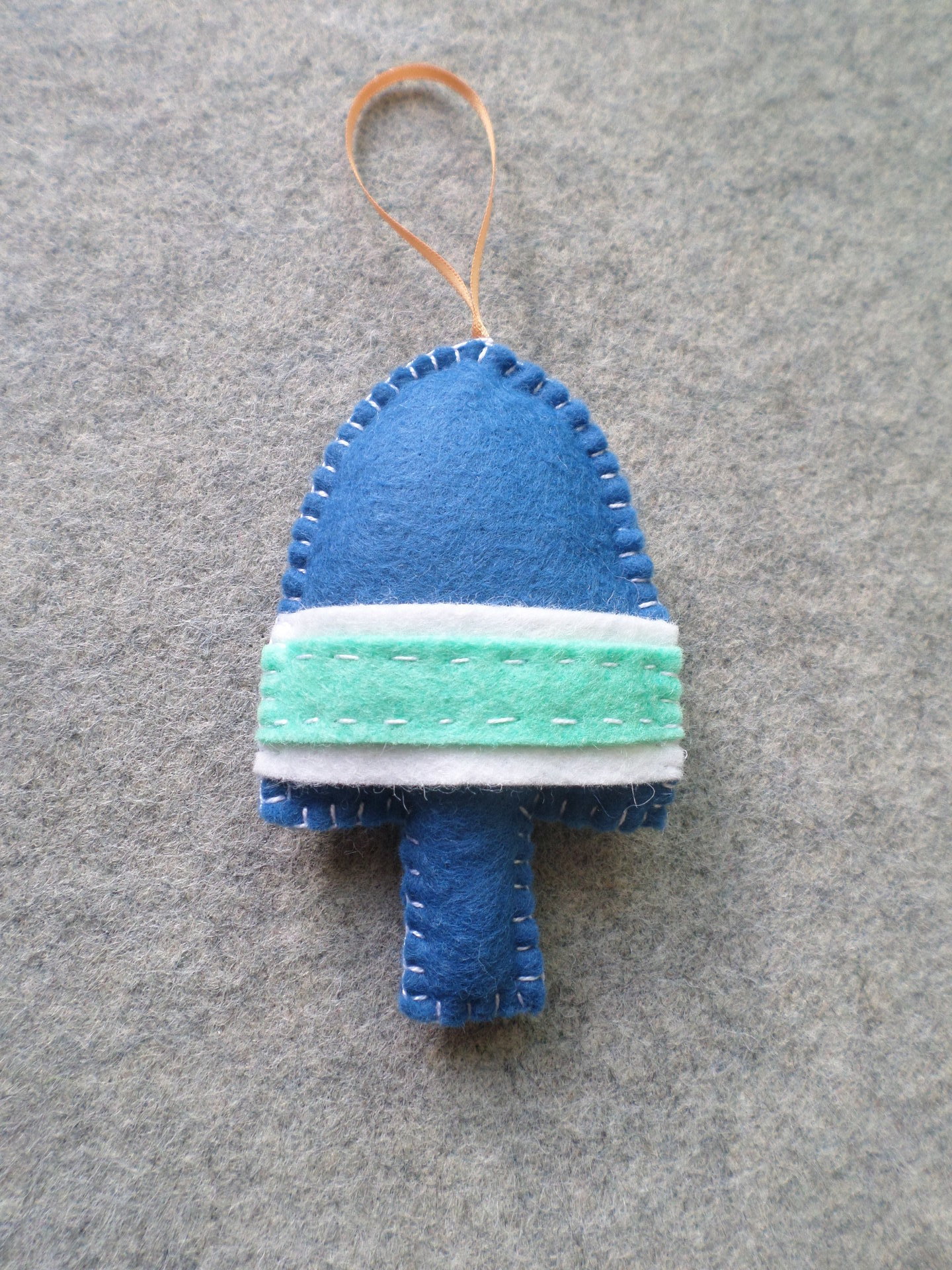 Lobster Buoy Felt Holiday Ornament DIY Kit 