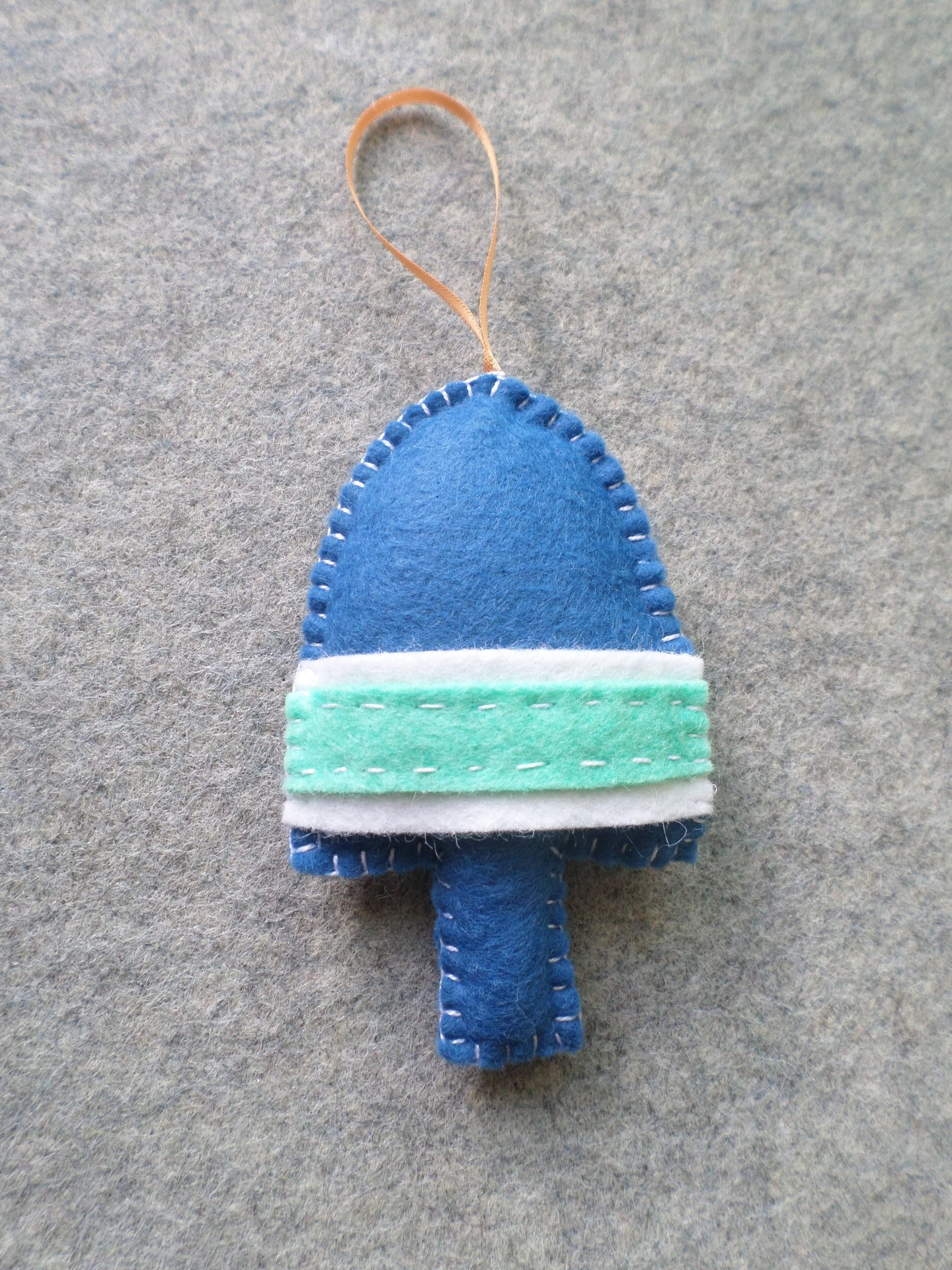 Lobster Buoy Felt Holiday Ornament DIY Kit 