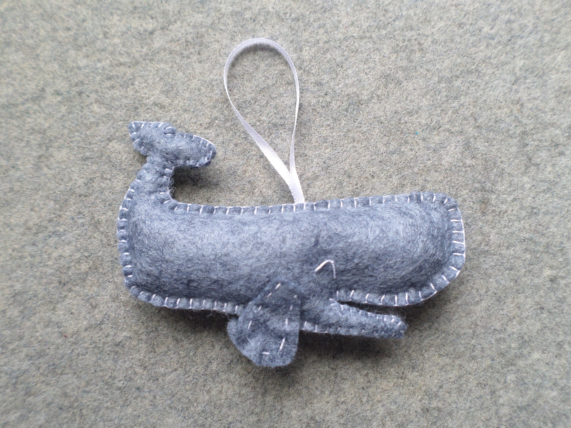 Whale Felt Ornament DIY Kit 