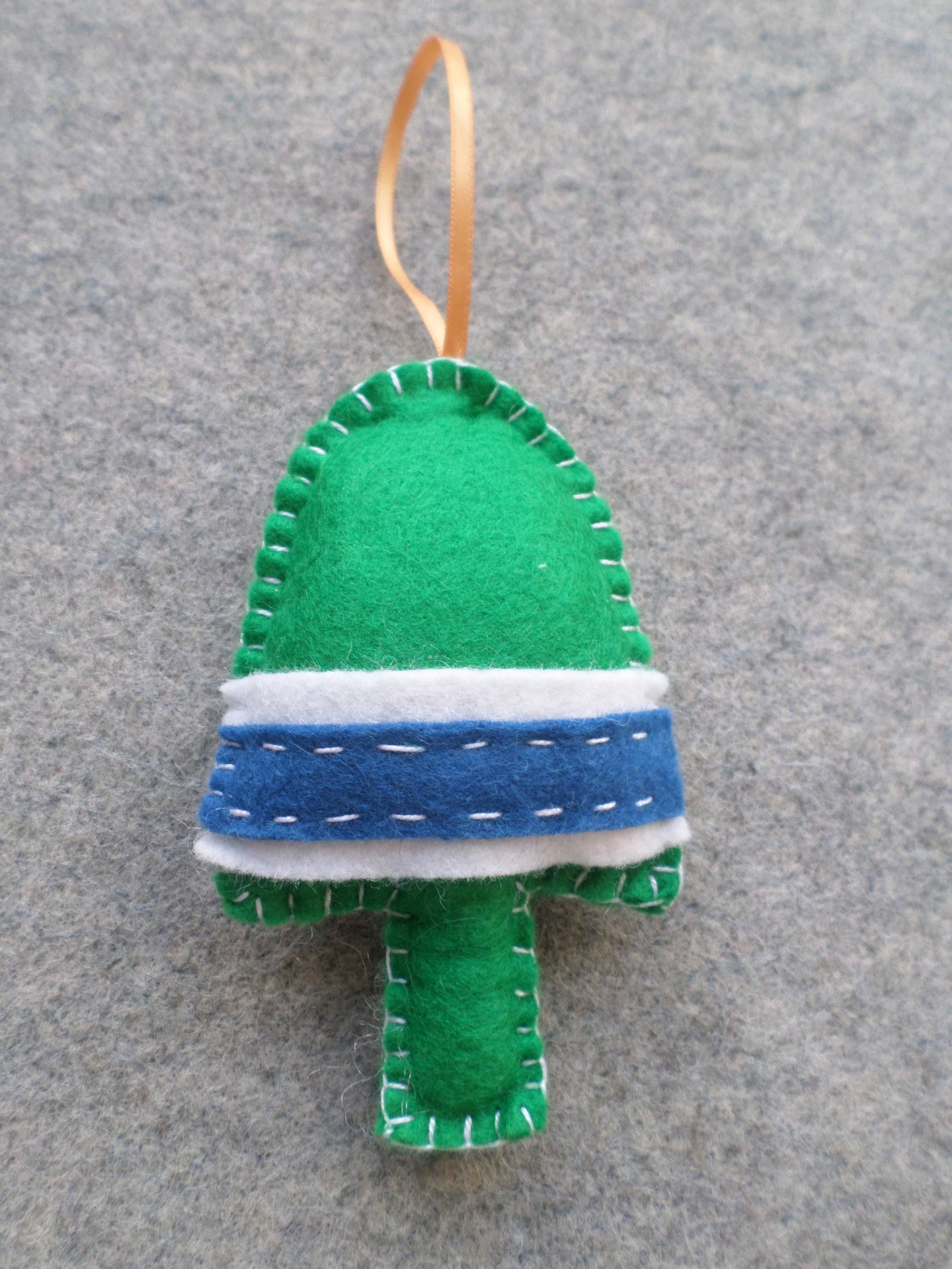 Lobster Buoy Felt Holiday Ornament DIY Kit 