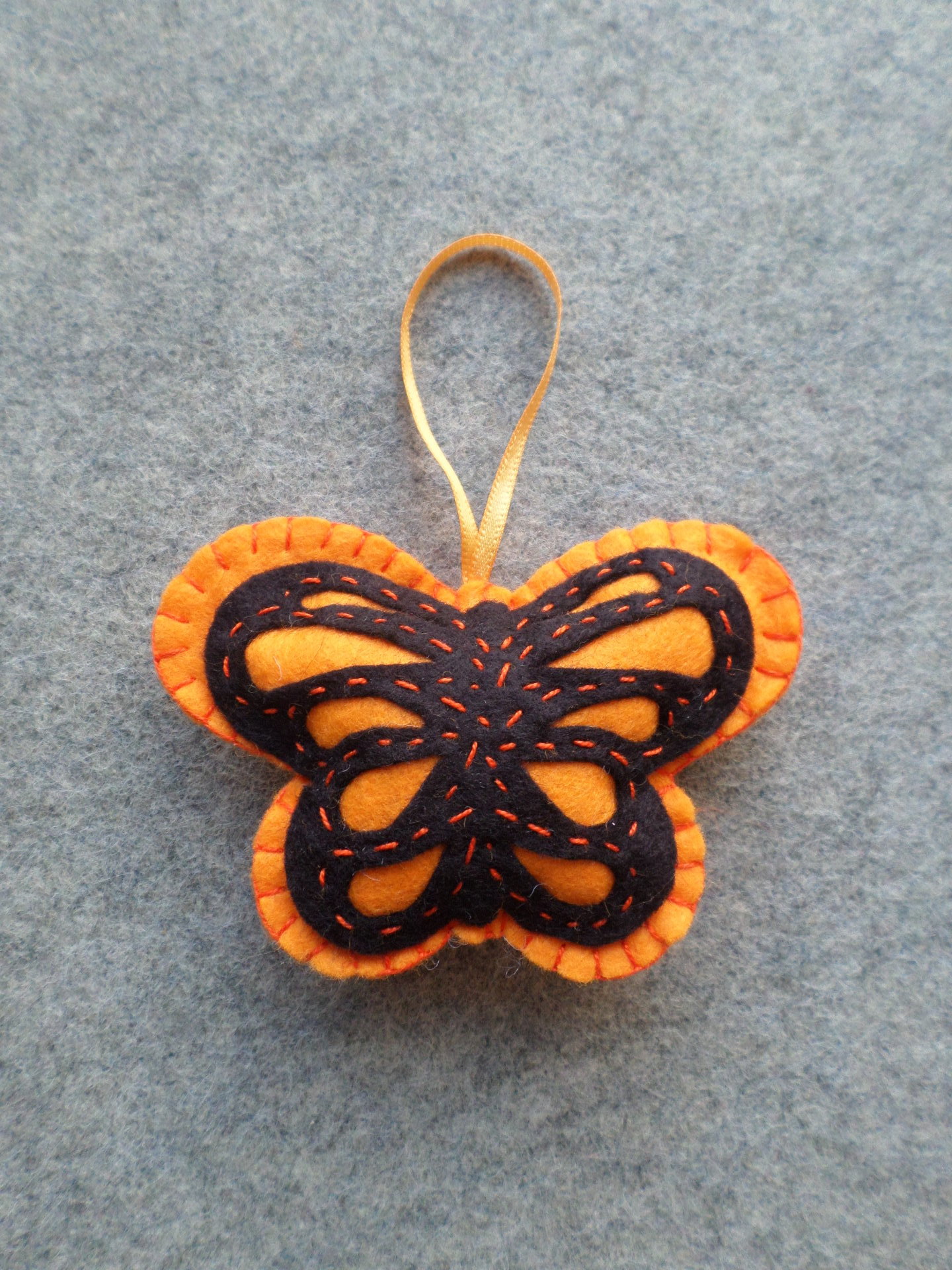 Butterfly Felt Holiday Ornament DIY Kit 