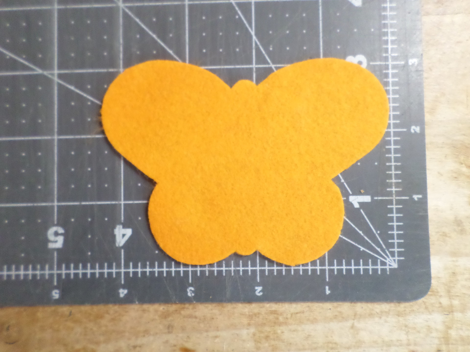 Cut Felt Shapes, 12 Butterfly Pieces