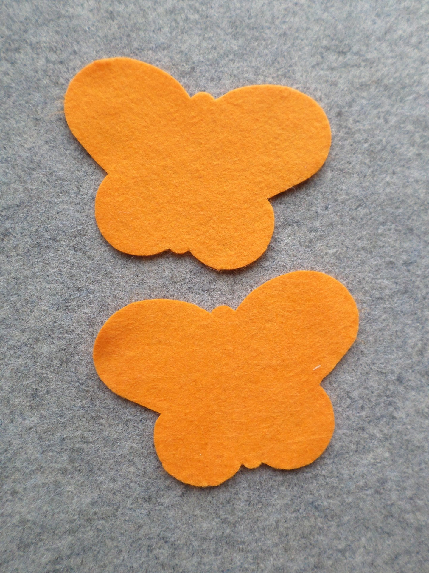 Cut Felt Shapes, 12 Butterfly Pieces