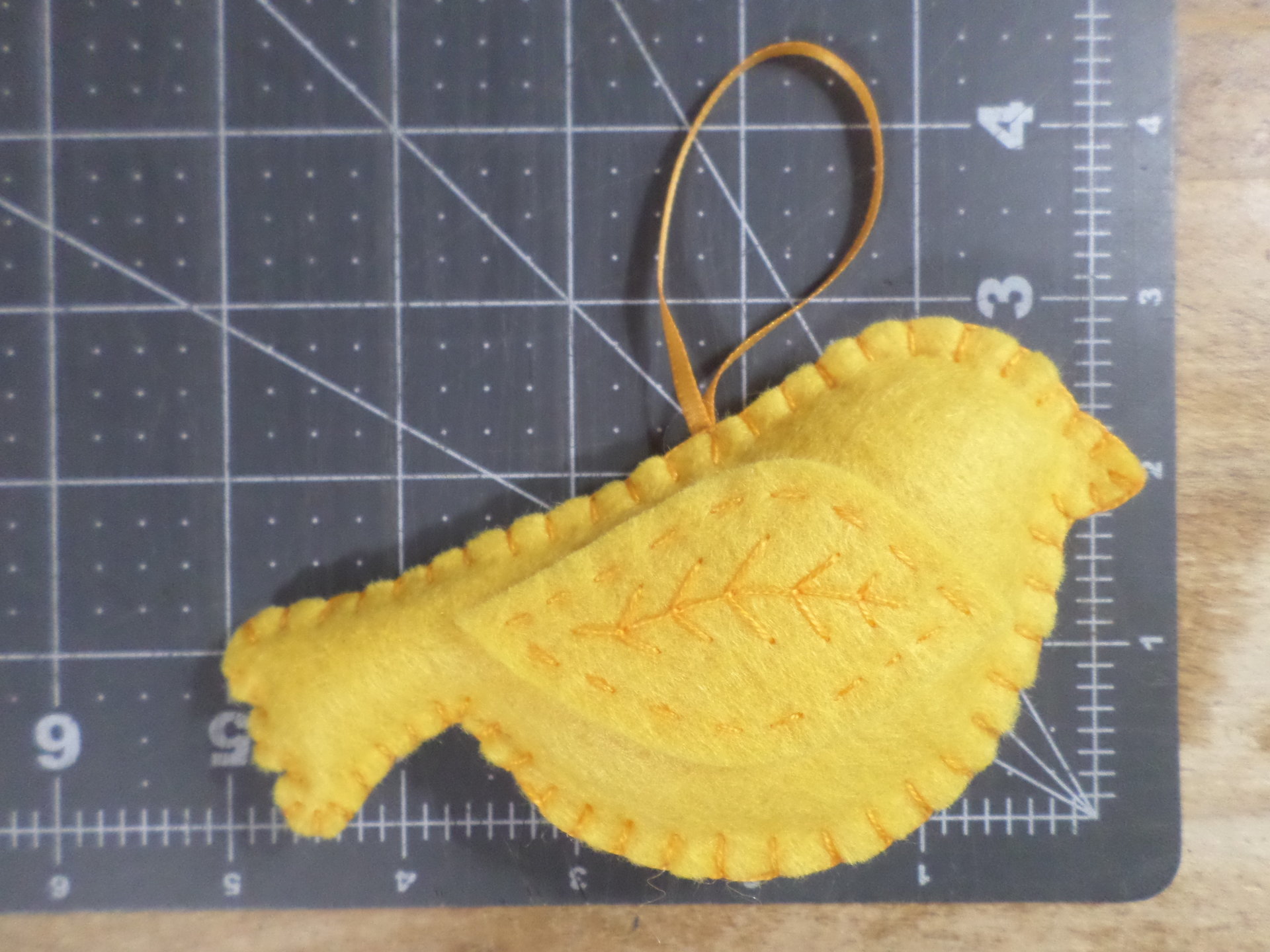 Set of 4 Bird Felt Ornaments DIY Kit 