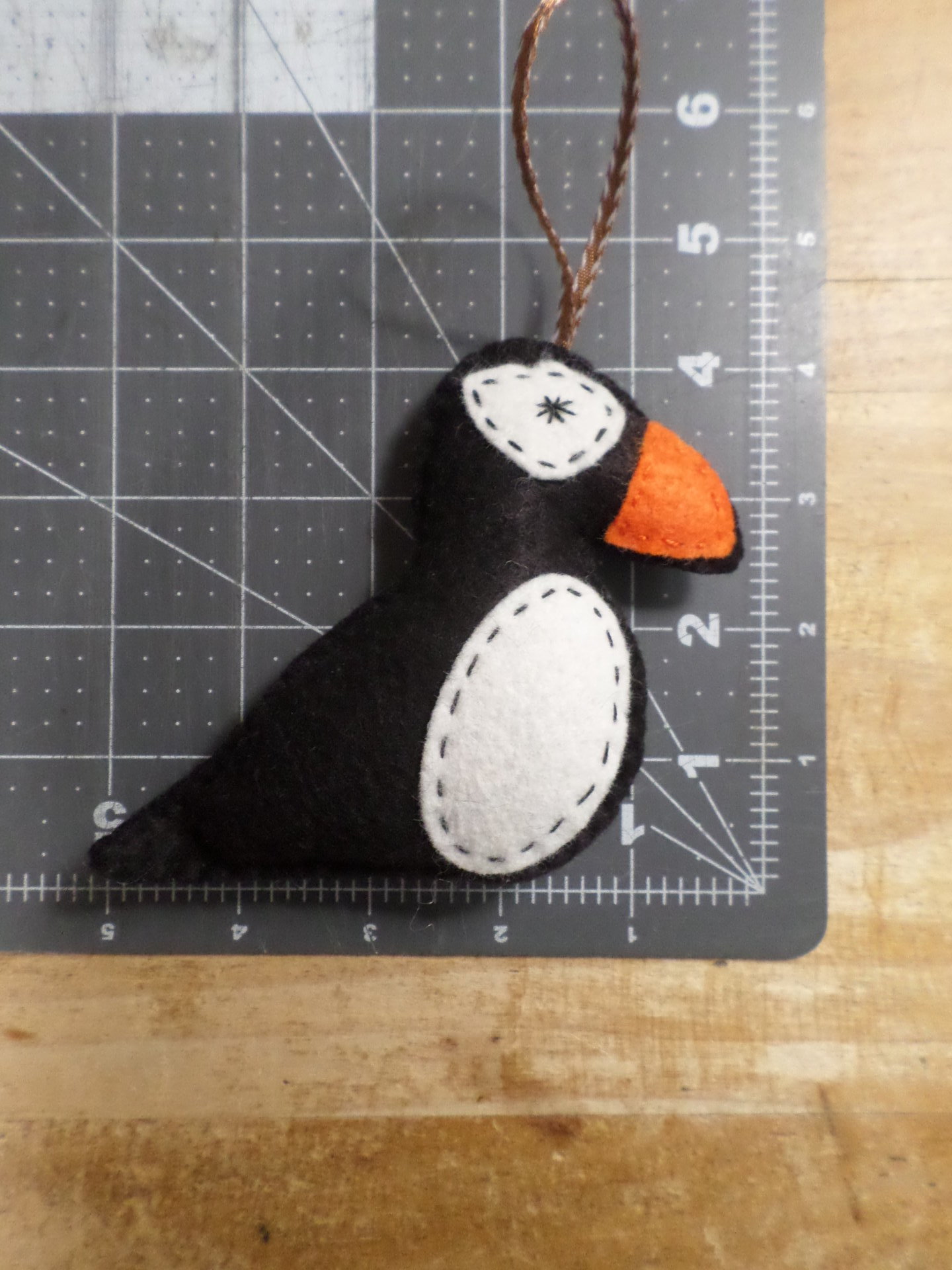 Puffin Felt Ornament