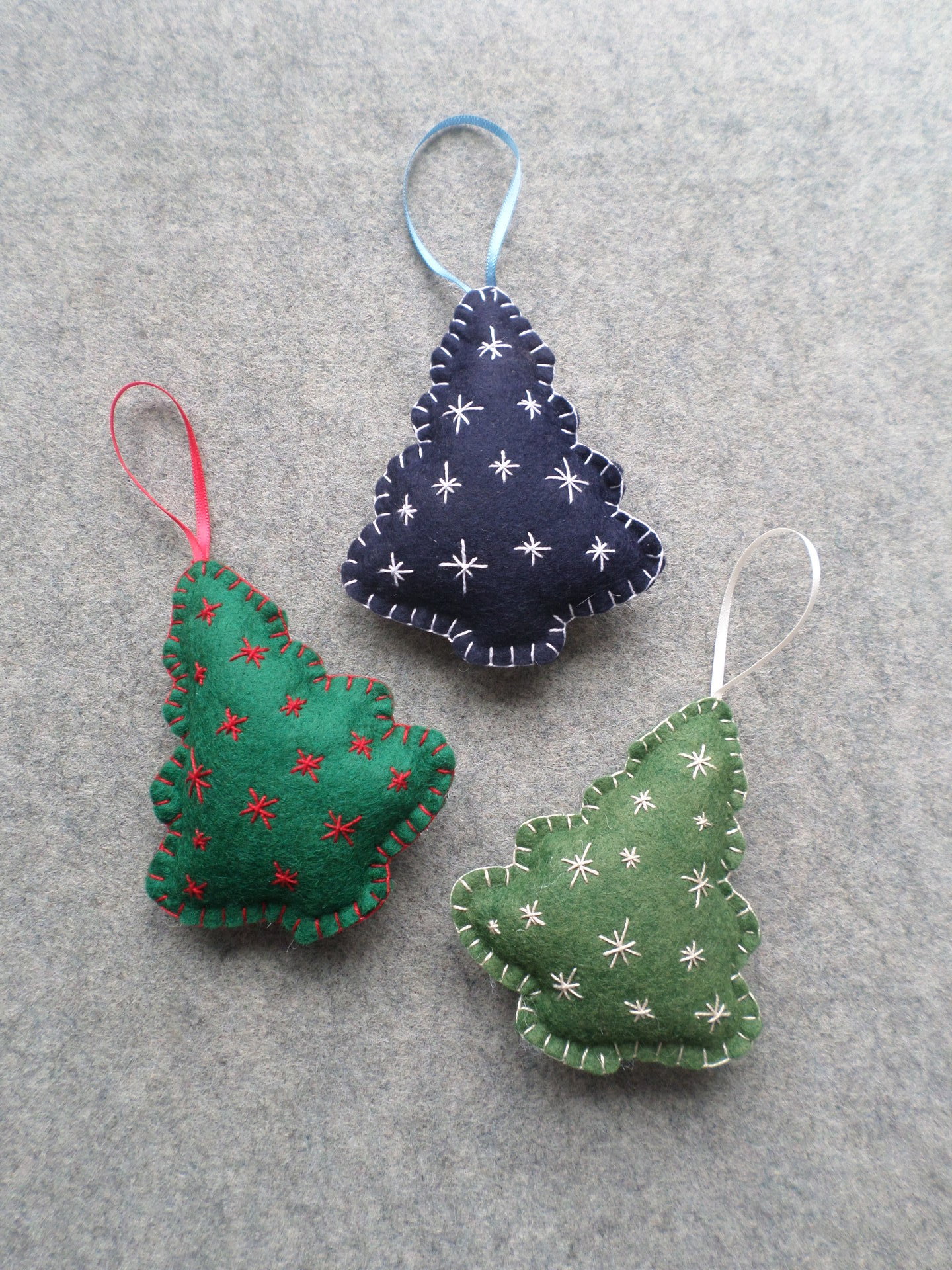 Tree Felt Holiday Ornament DIY Kit 