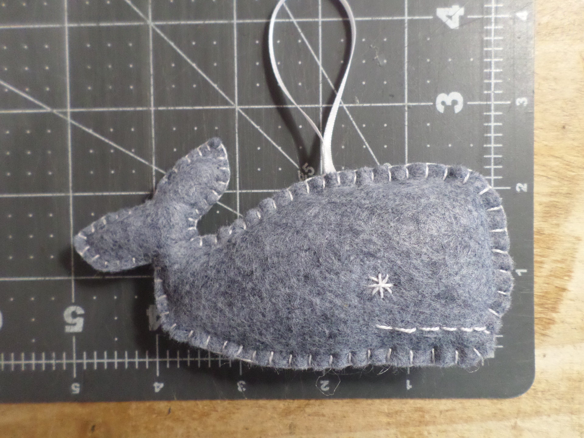 Whale Felt Ornament