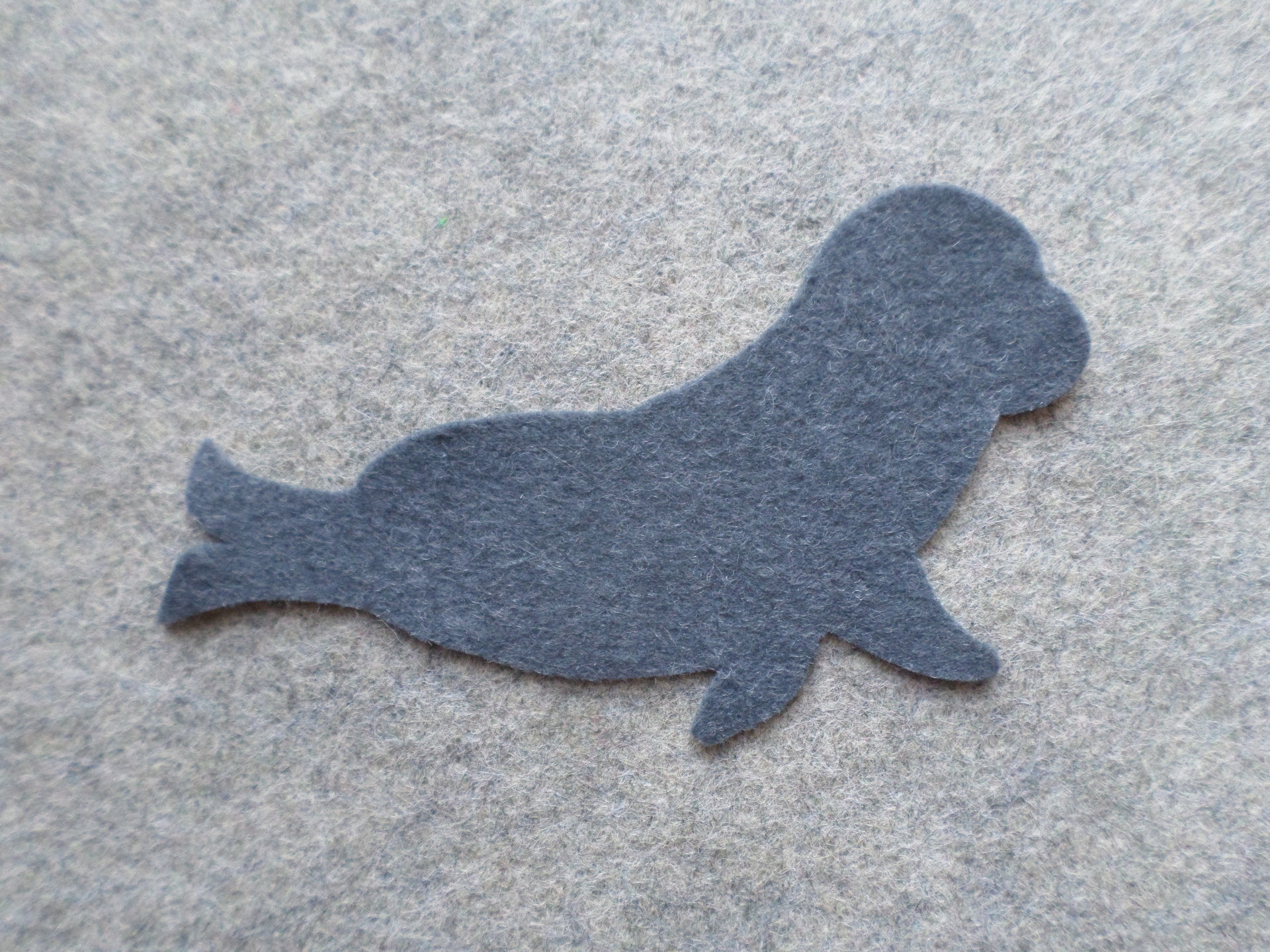 12 Cut Felt Shapes, Seal Pieces
