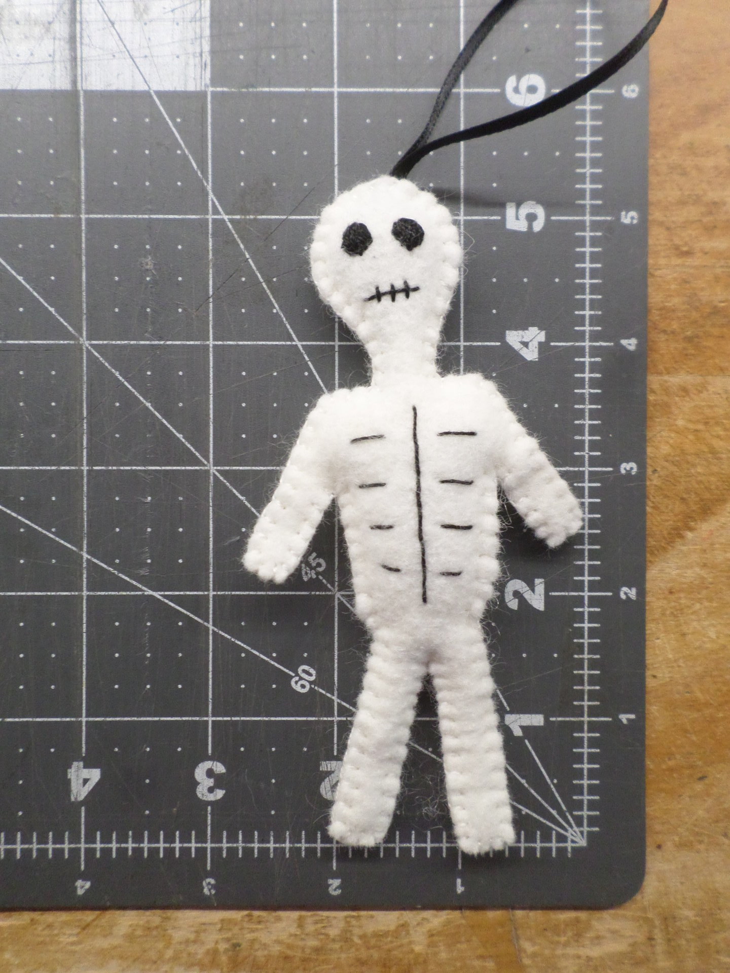 Skeleton Halloween Felt Holiday Ornament DIY Kit  ***COMING SOON***