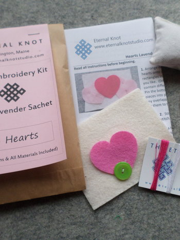 Valentine Lavender Sachet DIY Kit