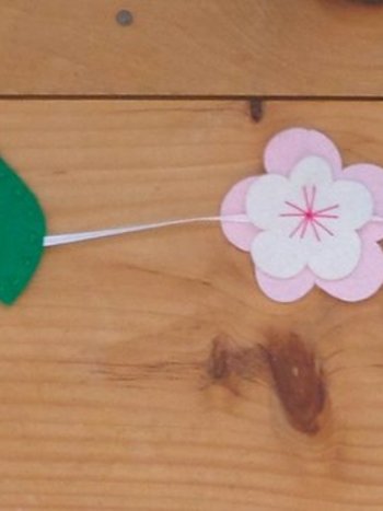 Cherry Blossom Flower Garland DIY Sewing Kit 