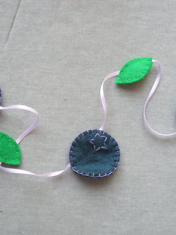 Blueberry Garland DIY Sewing Kit 