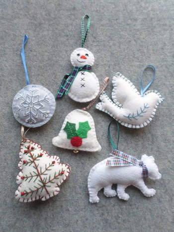 Finished Felt Ornament Made to Order Request