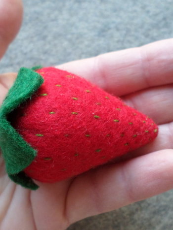 Strawberry Emery Pincushion