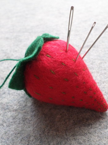 Strawberry Emery Pincushion