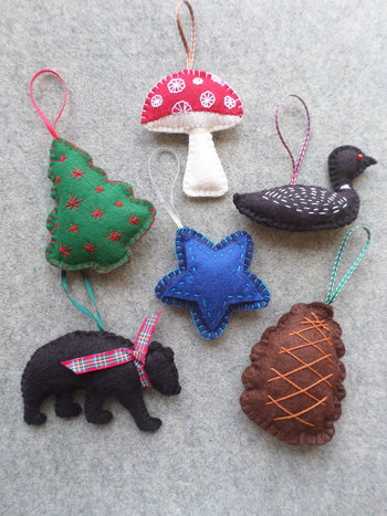 Finished Felt Ornament Made to Order Request